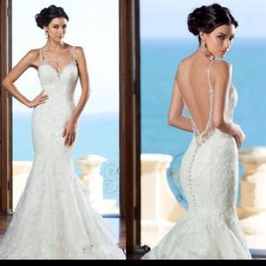 Wedding dress with bling